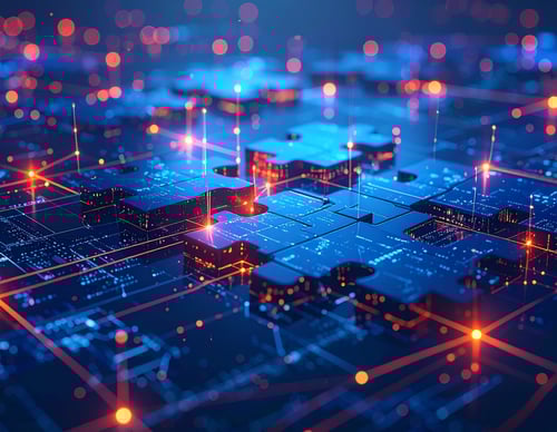 Firefly_Conceptual visualization of broken planning processes- fragmented puzzle pieces, disc 297350 Firefly_Conceptual visualization of broken planning processes- fragmented puzzle pieces, disc 297350