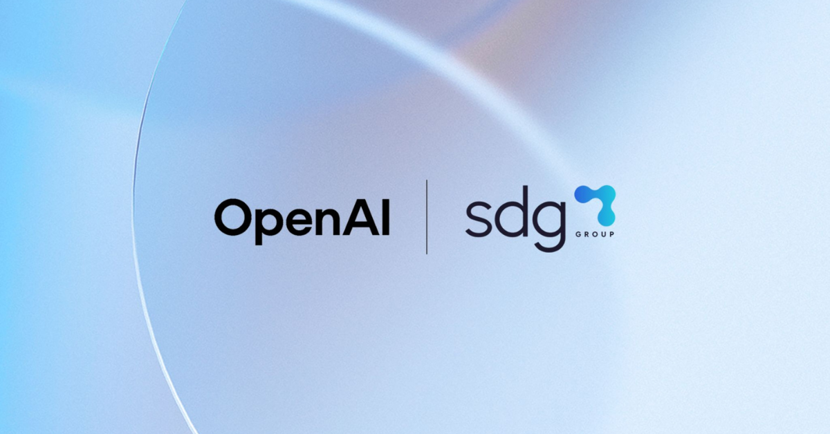 SDG Group & Open AI Partnership
