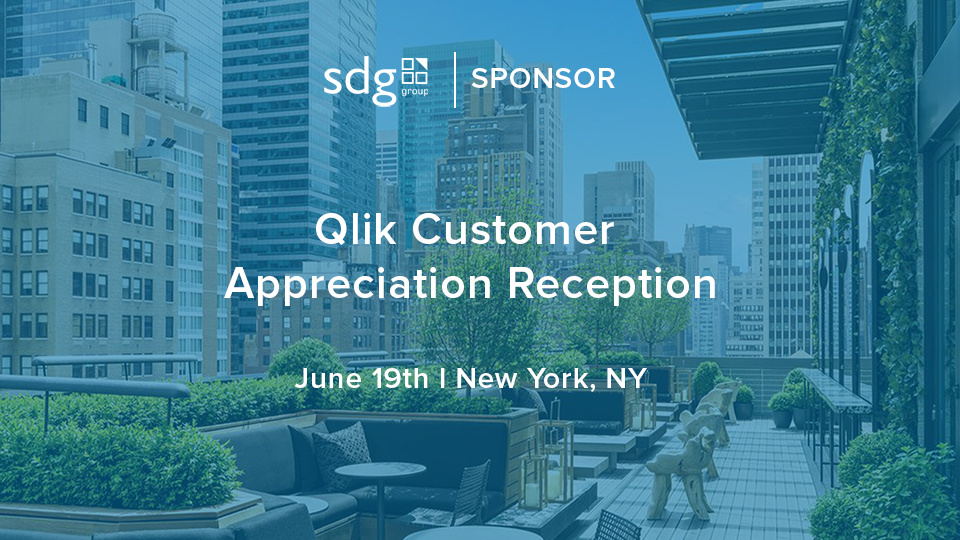 sdg sponsor qlik customer appreciation